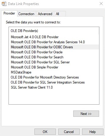 OledbAdapter-OP-DataLink