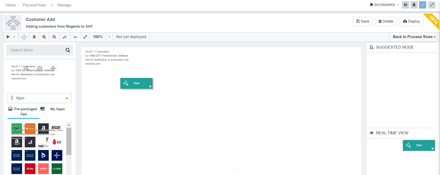 Create Basicprocessflow16