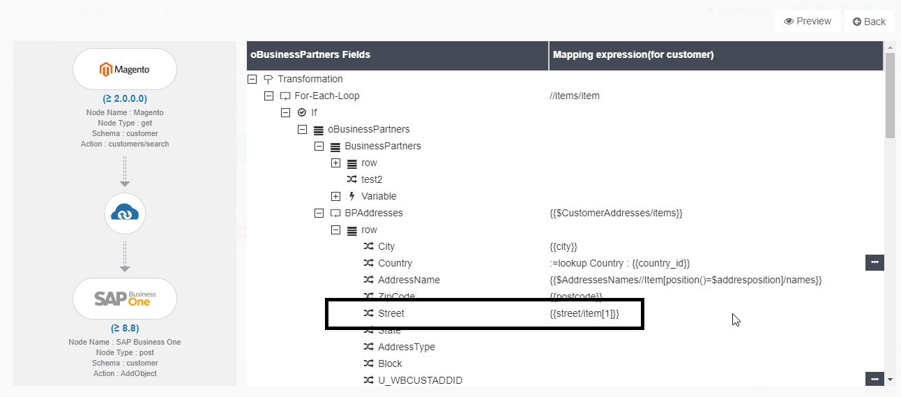 Xpath Mapping Processflow2