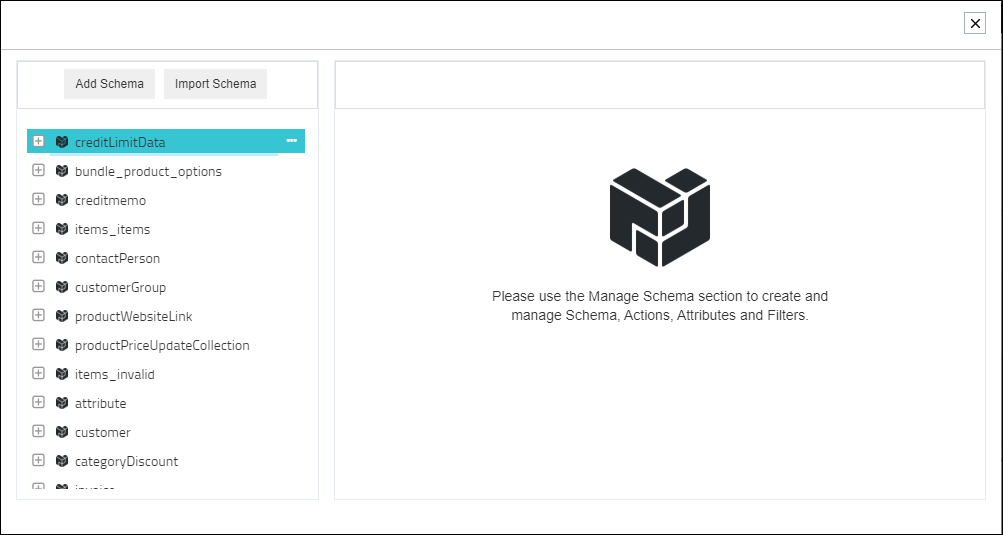 Processflow Schema Listing